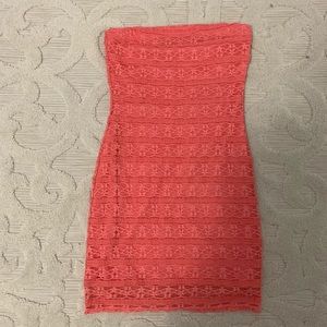 Coral Lace Summer dress